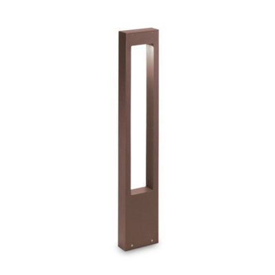 Ideal Lux Vega Outdoor Bollard Lamp 1 Light Coffee Ip44G9 from B&Q