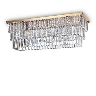 Luminosa Ing Luminosa Martinez 8 Ceiling Light/Gold