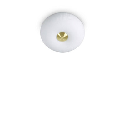 Ideal Lux Arizona 2 Light Flush Ceiling Light White from B&Q