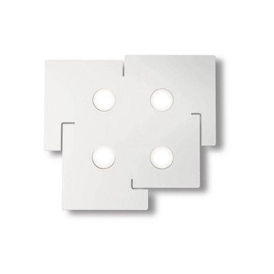 Ideal Lux Totem 4 Light Ceiling Light White from B&Q
