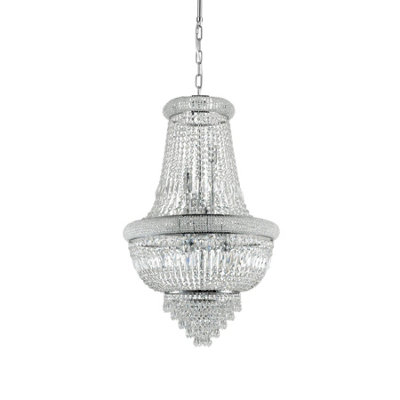 Ideal Lux Dubai Light Pendant Light ChromeE14 from B&Q