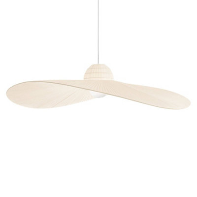 B&Q -  Luminosa Madame 1 Light Dome Ceiling Pendant Light Ivory