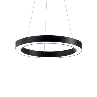 Ideal Lux Oracle Integrated Led Medium Ceiling Pendant Black 3000K from B&Q
