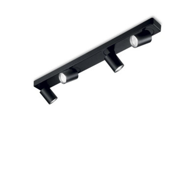Ideal Lux Rudy Indoor 4 Lights Ceiling Spotlight Lamp BlackGu10 from B&Q