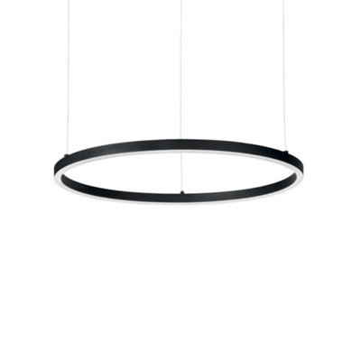 Ideal Lux Led Hanging Light Oracle Slim Ø 70 Cm Black 3,000 K - Image 4