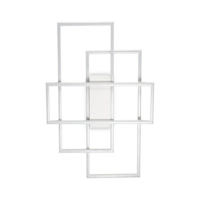 Ideal Lux Frame-1 Integrated Led Indoor 3 Lights Ceiling Lamp White 3000K from B&Q
