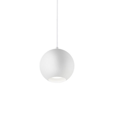 Ideal Lux Mr Jack Indoor Globe Ceiling Pendant Lamp 1 Light WhiteGu10 from B&Q