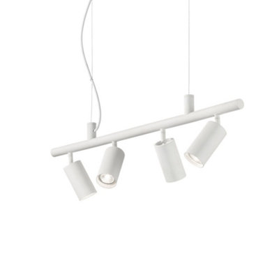 Ideal Lux Dynamite Indoor 4 Lights Spotlight Ceiling Pendant Lamp WhiteGu10 from B&Q