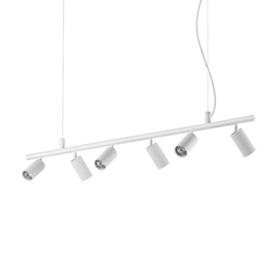 Ideal Lux Dynamite Indoor Spotlight Ceiling Pendant Lamp 6 Lights WhiteGu10 from B&Q