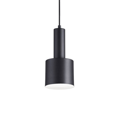Ideal Lux Holly Indoor Ceiling Pendant Lamp 1 Light BlackE27 from B&Q