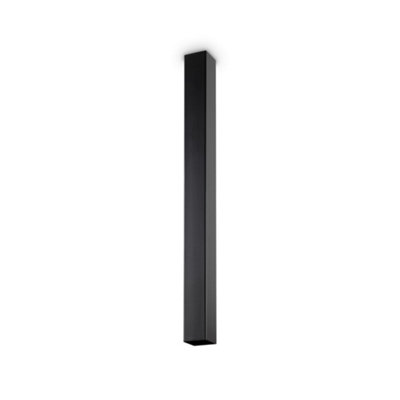 Ideal Lux Sky Indoor Surface Mounted Ceiling Lamp 1 Light Black LongGu10 from B&Q