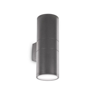 Ideal Lux Outdoor Up Down Wall Lamp 2 Lights Anthracite Ip54E27 from B&Q