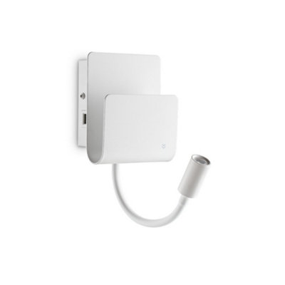 Luminosa Ing Luminosa Probe Integrated Led Indoor Reading Wall Lamp 1 3000K Light/White