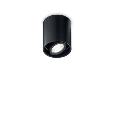 Ideal Lux Mood Indoor 1 Light Surface Mounted Ceiling Lamp BlackGu10 from B&Q
