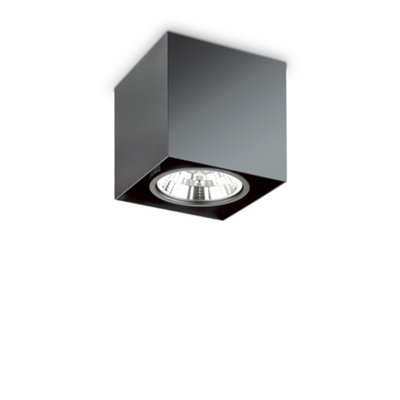 Luminosa Ing Luminosa Mood Indoor 1 Surface Mounted Ceiling Lamp Gu10 Light/Black