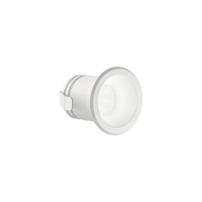 Ideal Lux Virus Integrated Led Indoor Recessed Downlight Lamp 1 Light White 3000K from B&Q