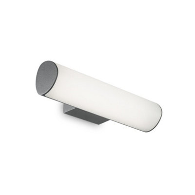 Ideal Lux Etere Integrated Led Outdoor Wall Lamp 1 Light Anthracite 3000K Ip44 from B&Q