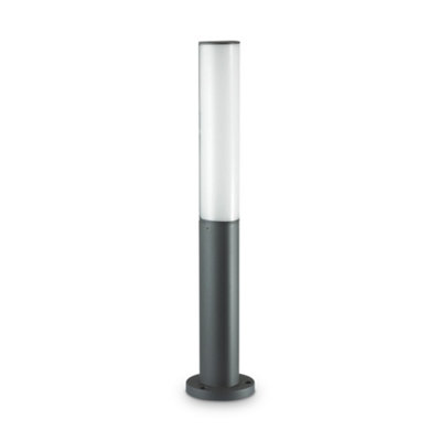 Ideal Lux Etere Integrated Led Outdoor Bollard Lamp 1 Light Anthracite 3000K Ip44 from B&Q