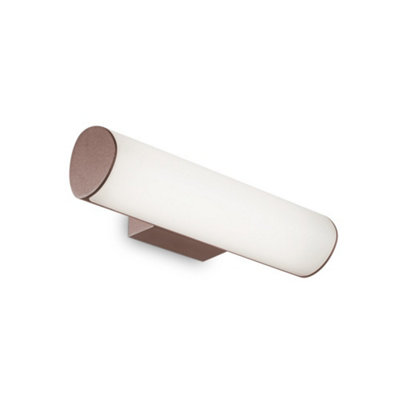 Ideal Lux Etere Integrated Led Outdoor Wall Lamp 1 Light Coffee 4000K Ip44 from B&Q