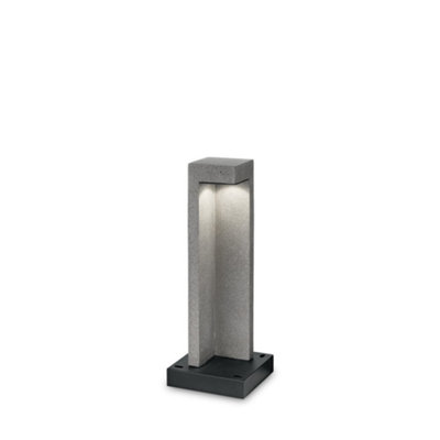 Ideal Lux Titano Integrated Led Outdoor Bollard Lamp 1 Light Granite 3000K Ip55 from B&Q