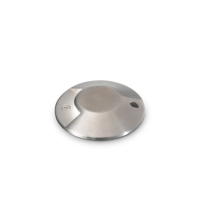 Ideal Lux Rocket-1 Integrated Led Outdoor Recessed Ground Downlight Lamp 1 Light 1 Directional Steel 3000K Ip65 from B&Q