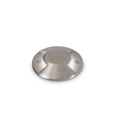 Ideal Lux Rocket-2 Integrated Led Outdoor Recessed Ground Downlight Lamp 1 Light 2 Directional Steel 3000K Ip65 from B&Q