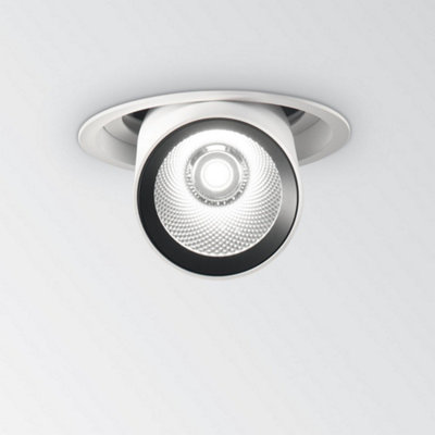 Ideal Lux Nova Integrated Led Indoor 30W Recessed Downlight White 3000K from B&Q