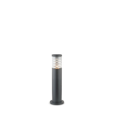 Ideal Lux Tronco Outdoor Bollard Lamp 1 Light Anthracite Ip54E27