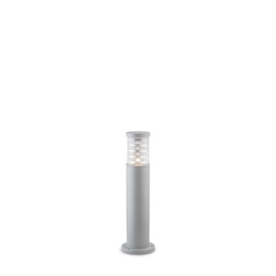 Ideal Lux Tronco Outdoor Bollard Lamp 1 Light Grey Ip54E27 from B&Q