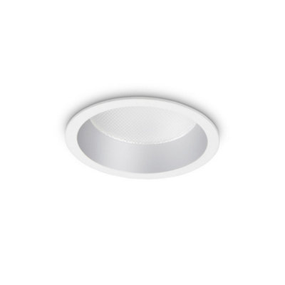 Ideal Lux Deep Integrated Led Indoor 10W Recessed Downlight Lamp White 4000K from B&Q