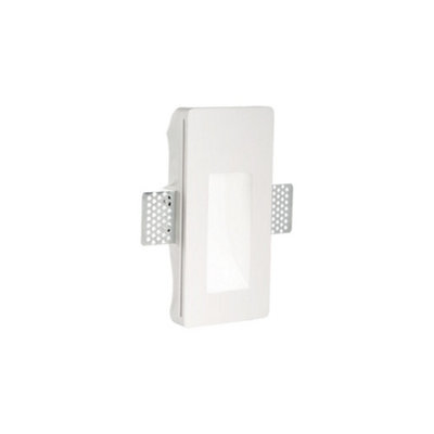 Ideal Lux Walky-2 Integrated Led Plaster In Indoor Recessed Marker Wall Lamp 1 Light White 3000K from B&Q