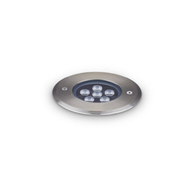 Ideal Lux Led Outdoor Recessed Floor & Decking Light Steel Ip673000K from B&Q