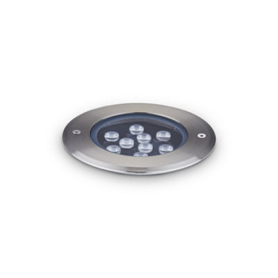 Ideal Lux Led Outdoor Recessed Floor & Decking Light Steel Ip673000K from B&Q