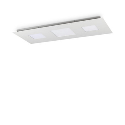 Ideal Lux Relax Led Decorative Big Simple Flush White3000K from B&Q