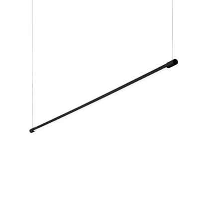 Ideal Lux Yoko Led Decorative Linear Integrated Pendant Light Black3000K from B&Q