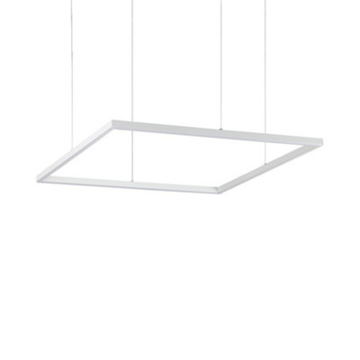 Luminosa Ing Luminosa Oracle Decorative Square Integrated Pendant 3000K, 41W Light/White
