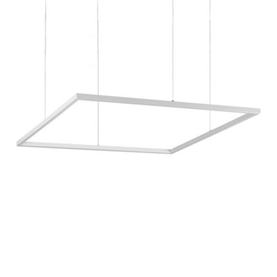 Luminosa Ing Luminosa Oracle Decorative Square Integrated Pendant 3000K, 51W Light/White