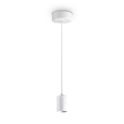 Ideal Lux Set Up Slim Pendant Ceiling Light White from B&Q