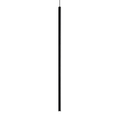 Ideal Lux Filo Tall Slim Pendant Ceiling Light Black 3000K from B&Q