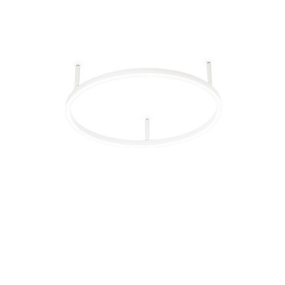 Ideal Lux Oracle Ring Integrated Led Semi Flush Light White 50Cm 3000K from B&Q