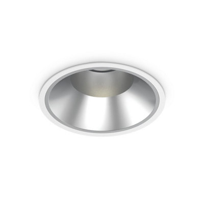 Ideal Lux Off Round Recessed Downlight White43000K42W from B&Q
