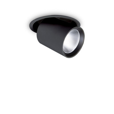 Ideal Lux Nova Adjustable Recessed Downlight Black4000K30W from B&Q