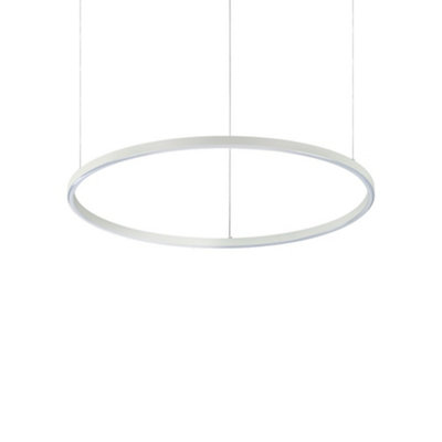 Ideal Lux Lighting Oracle Pendant Light White A - White - Image 3