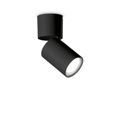 Ideal Lux Toby Adjustable Surface Mounted Downlight Black from B&Q