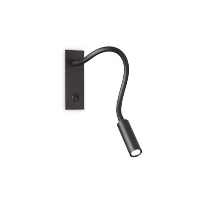 B&Q -  Luminosa Io Wall Reading Light Black 3000K