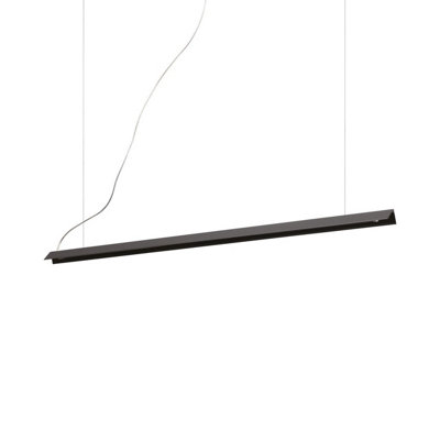 B&Q -  Luminosa V-Line Integrated Led Pendant Ceiling Light Black 3000K