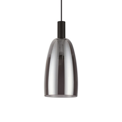 Ideal Lux Coco-2 Led Dome Pendant Ceiling Light Fume 3000K from B&Q