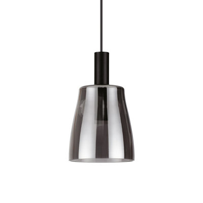 B&Q -  Luminosa Coco-3 Led Dome Pendant Ceiling Light Fume 3000K
