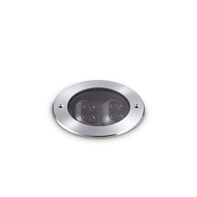 Ideal Lux Taurus 13W Outdoor Recessed Ground Light Steel Ip67 3000K from B&Q