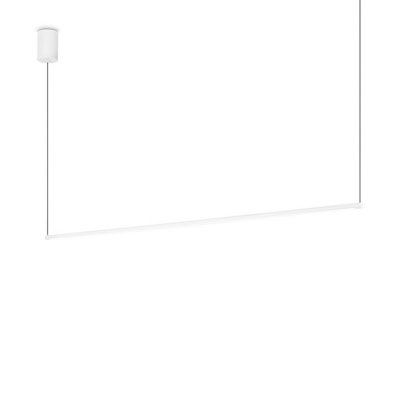 Ideal Lux Essence Integrated Led Pendant Ceiling Light White 126Cm 3000K from B&Q